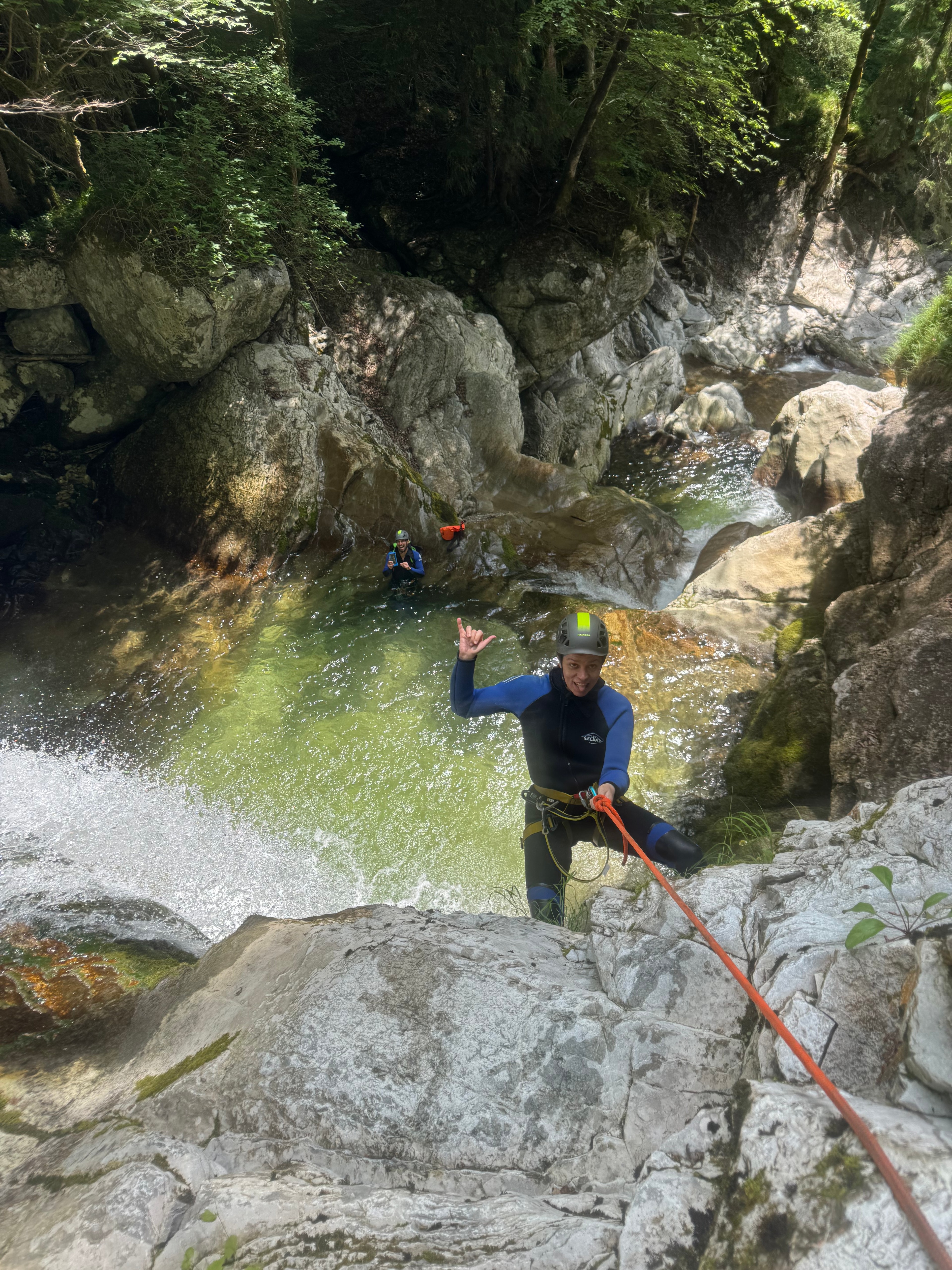 Canyoning Teamevent nahe Rosenheim buchen