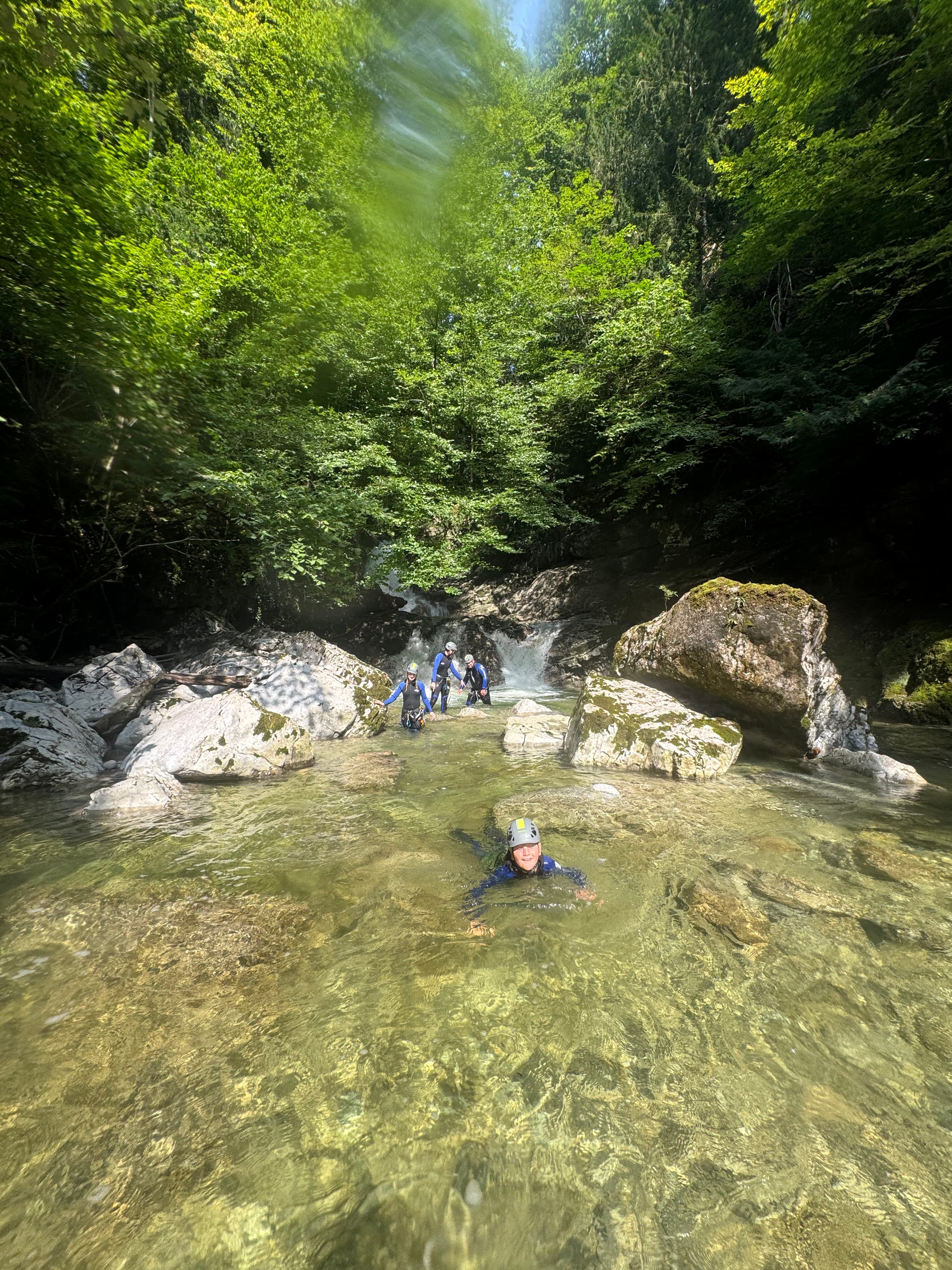 Junggesellenabschied mit Canyoning in Tirol
