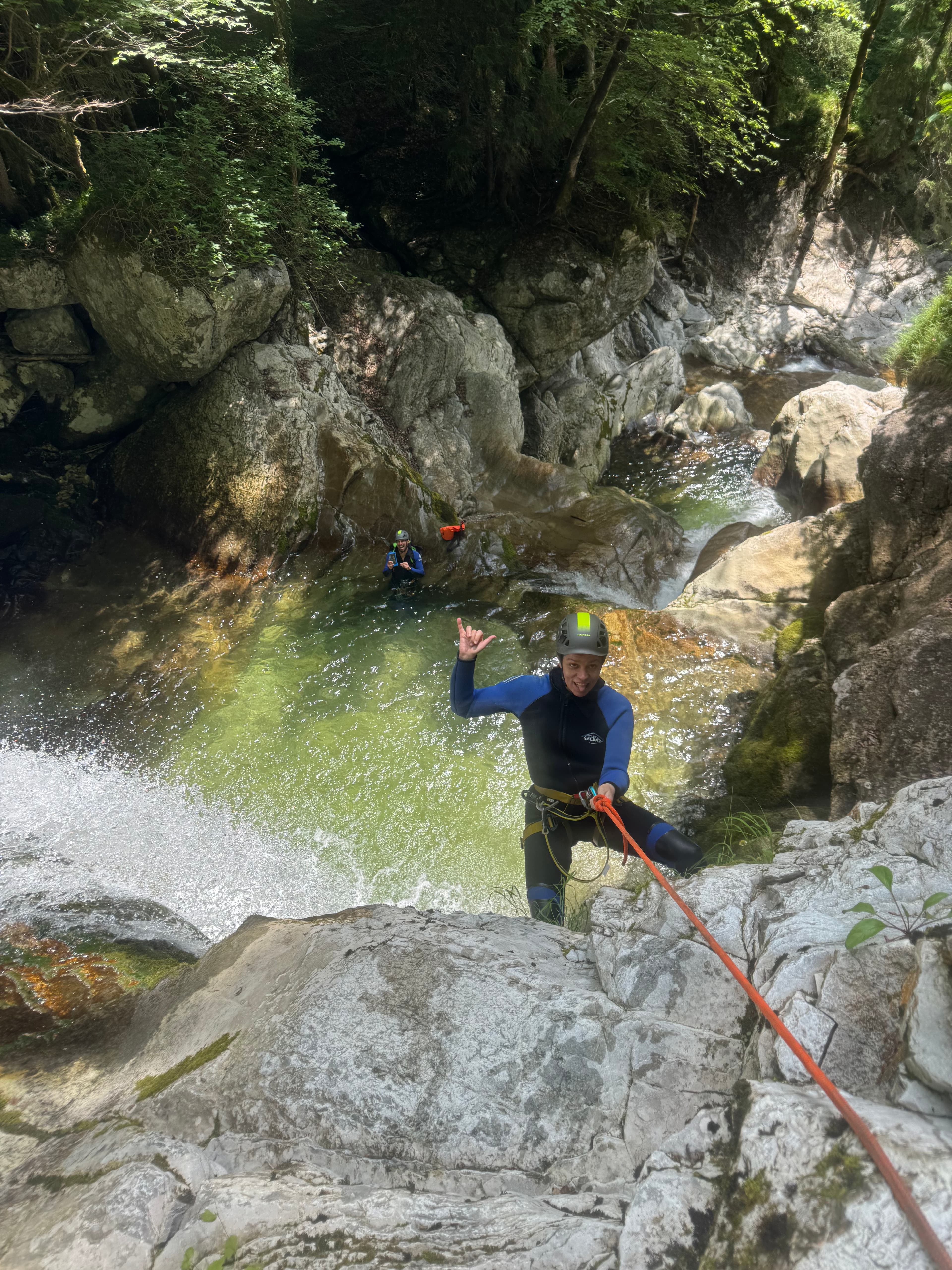 Canyoning Teamevent nahe Rosenheim buchen